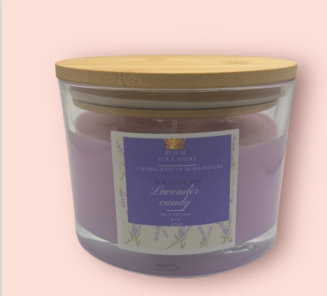 Lavender Handmade Candle