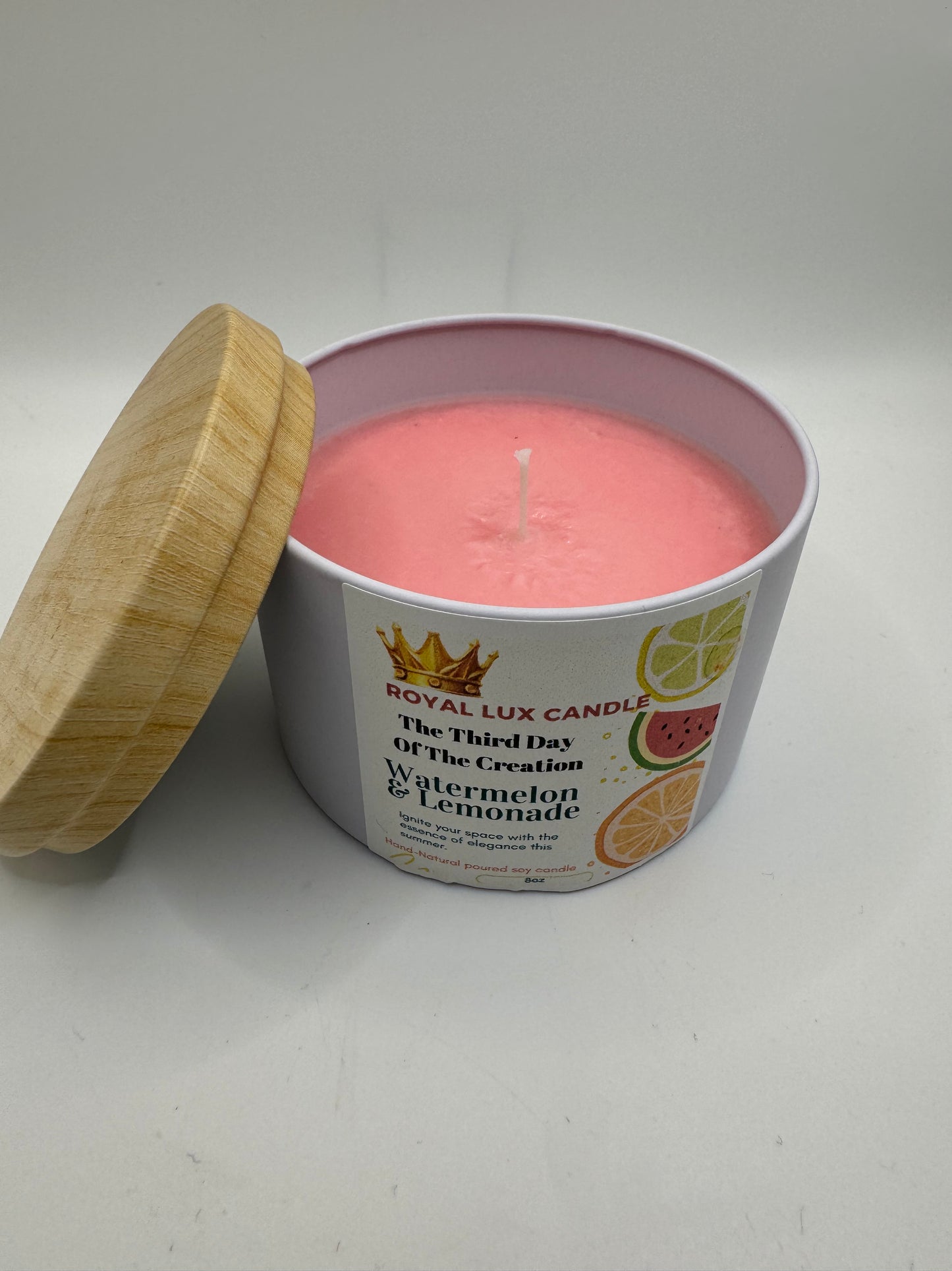 Watermelon Lemonade 8 oz Candle