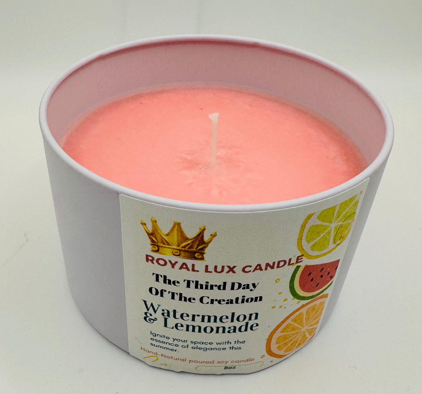 Watermelon Lemonade 8 oz Candle